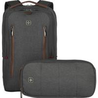 Wenger City Upgrade Notebook rugzak 16 grijs - thumbnail