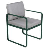 Fermob Bellevie dining armchair tuinstoel Cedar green - Flannel - thumbnail