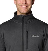 Columbia Park View™ Full Zip Fleece Heren Black Heather M - thumbnail