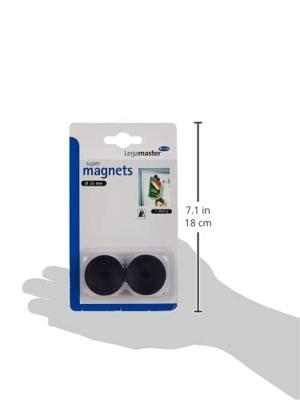 Legamaster super magneet, 35 mm, zwart, pak van 10 stuks