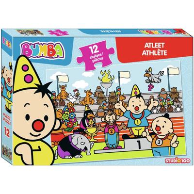 Studio 100 Bumba puzzel atleet, 12st. Studio 100 Bumba puzzel atleet, 12st.