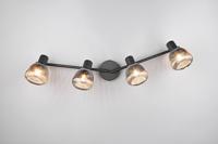 Trio 4-lichts plafondlampTarifa met geribbeld glas - 862800432 - thumbnail