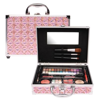 Casuelle make up koffer holografisch - roze