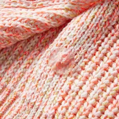 Kindervest gebreid 104 gemengd roze Kindervest gebreid 104 gemengd roze