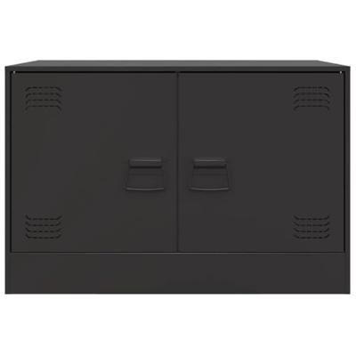 Tv-meubel 67x39x44 cm staal zwart