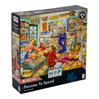 Pennies To Spend Puzzel 500 XL Stukjes Pennies To Spend Puzzel 500 XL Stukjes