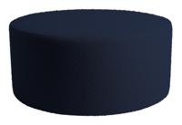 PTMD evie poef teddy blauw 90 cm - thumbnail