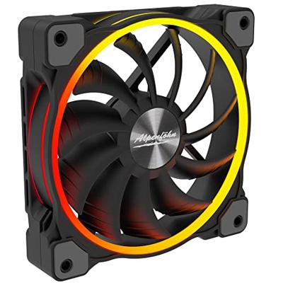 Alpenföhn 3x Wing Boost 3 ARGB PC-ventilator Zwart, RGB (b x h x d) 120 x 120 x 25 mm Incl. LED-verlichting