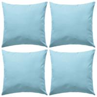 VidaXL Buitenkussens 45x45 cm lichtblauw 4 st - thumbnail
