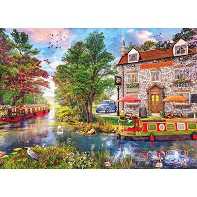 Riverside Inn Puzzel 1000 Stukjes Riverside Inn Puzzel 1000 Stukjes