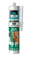 Siliconenkit Bouw Wit Koker 300 ml Bison - Bison - thumbnail