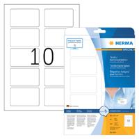 Naambadge etiket herma 4514 80x50mm wit - thumbnail