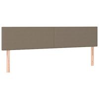 Boxspring met matras stof taupe 160x200 cm - thumbnail