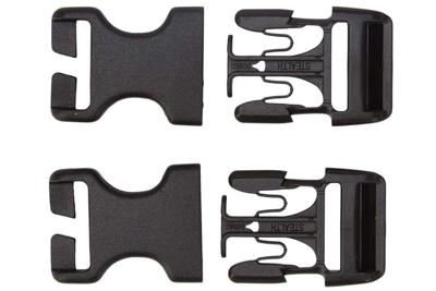 Ortlieb Reserveonderdeel heimelijke sluiting RackPack 25mm - Zwart Ortlieb Reserveonderdeel heimelijke sluiting RackPack 25mm - Zwart