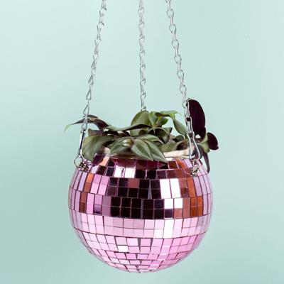 Hangende Discobal Bloempot - Roze Hangende Discobal Bloempot - Roze