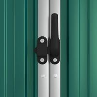 Tuinschuur 161x89x161 cm gegalvaniseerd staal groen - thumbnail