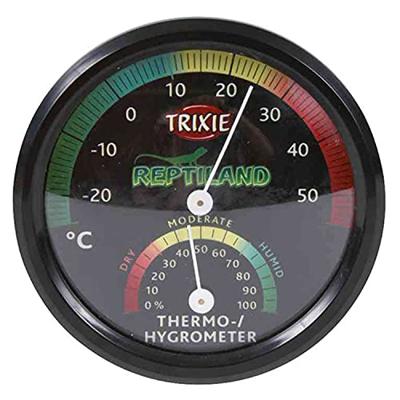 TRIXIE REPTILAND THERMOMETER / HYGROMETER ANALOOG 7,5X7,5 CM 3 ST