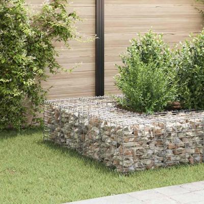 VidaXL Gabion plantenbak verhoogd kubus 40x40x40 cm staaldraad