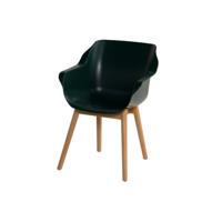 Hartman Sophie Teak tuinstoel Night green - thumbnail