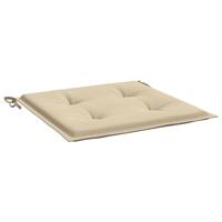 Tuinstoelkussens 2 st 50x50x3 cm oxford stof beige - thumbnail