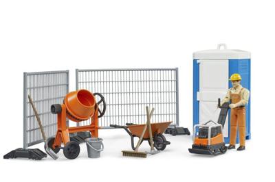 Bruder 62008 BWorld Bouwplaats Set Bruder 62008 BWorld Bouwplaats Set