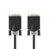 DVI-Kabel | DVI-D 24+1-pins male - DVI-D 24+1-pins male | 2,0 m | Antraciet - thumbnail