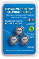 Huismerk Universele scheerkoppen voor de HQ167 en HQ157 - thumbnail