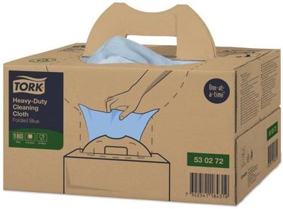 Reinigingsdoek tork w7 dispenserdoos blauw 530272 Reinigingsdoek tork w7 dispenserdoos blauw 530272