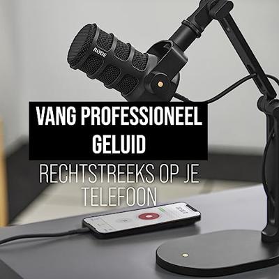 RODE Microphones PodMic USB-microfoon Statief Zendmethode:USB, Kabelgebonden USB-C, Hoofdtelefoon (3.5 mm jackplug) USB, Kabelgebonden Zwart RODE Microphones PodMic USB-microfoon Statief Zendmethode:USB, Kabelgebonden USB-C, Hoofdtelefoon (3.5 mm jackplug) USB, Kabelgebonden Zwart