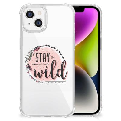 iPhone 14 Stevig | Bumper Hoesje | Boho Stay Wild