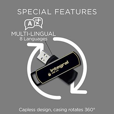 Integral 360 Secure USB 3.0 stick, 16 GB Integral 360 Secure USB 3.0 stick, 16 GB