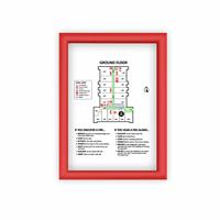 Kliklijst Europel A4 25mm rood - thumbnail
