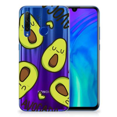 Honor 20 Lite Telefoonhoesje met Naam Avocado Singing Honor 20 Lite Telefoonhoesje met Naam Avocado Singing