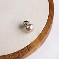 10 stuks veelzijdige Pearl Stud Buckle anti-Light kraag Buttonigan omslagdoek PIN naald DIY sjaal kraag PIN broche speld (Champagne) - thumbnail