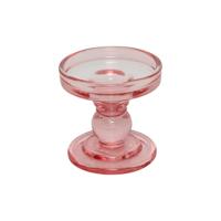 Kandelaar S donker roze 8,5x8,5x8,5cm - thumbnail
