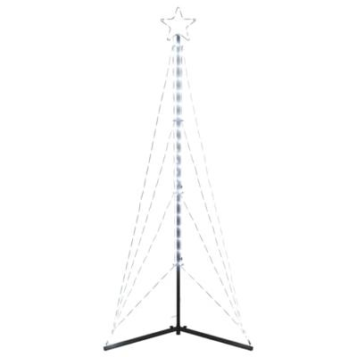 VidaXL Led-kerstboom 363 leds koud wit 182 cm