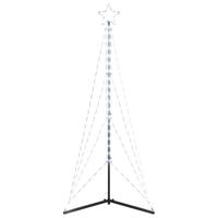 VidaXL Led-kerstboom 363 leds koud wit 182 cm - thumbnail