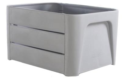 Basil Mirage krat klik &apos;n krat grijs 24l