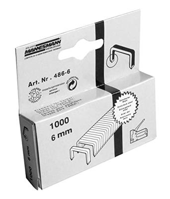 Brüder Mannesmann Nieten voor 483/484 p/1000 6mm (Hobby) - 486-6