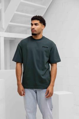 Off The Pitch Wardrobe Essentials T-Shirt Heren Donkergroen - Maat XXL - Kleur: Donkergroen | Soccerfanshop