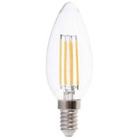 V-TAC 217423 LED-lamp Energielabel F (A - G) E14 Kaars 6.00 W = 45 W Warmwit (Ø x h) 35 mm x 98 mm 1 stuk(s) - thumbnail