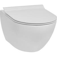 Ben Segno 2.0 hangtoilet FreeFlush Xtra glaze+ incl. softclose toiletbril met quickrelease glans wit - thumbnail