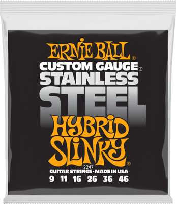 Ernie Ball Stainless Steel Hybrid Slinky 2247