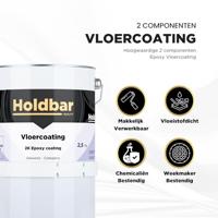 Holdbar Vloercoating Standaard Wit 2,5 kg - thumbnail
