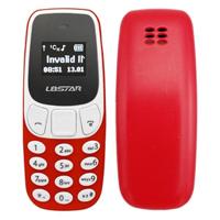 GTStar BM10 Mini mobiele telefoon handen gratis Bluetooth Dialer hoofdtelefoon MP3-muziek Dual SIM Network: 2G(Red) - thumbnail