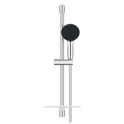 Doucheset met 2-straals douchekop, 60cm staaf, flexibele slang en planchet - GROHE Vitalio Start 110 26952001 - Waterbesparend - Chroom