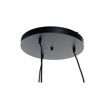 Plafondlamp DKD Home Decor Zwart Lichtbruin Metaal Bamboe 50 W Tropisch 220 V 30 x 30 x 94 cm - thumbnail