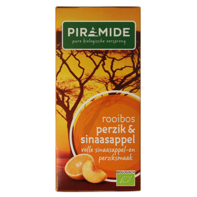 Piramide Thee Rooibos Perzik & Sinaasappel