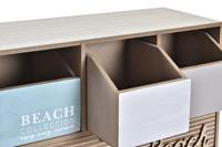 Doos-Juwelenkistje DKD Home Decor Hout Bruin Turkoois 34 x 14 x 24 cm - thumbnail