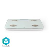 Nedis SmartLife Personenweegschaal | Wi-Fi | 180 kg | Wit | 1 stuks - WIFIHS10WT WIFIHS10WT - thumbnail